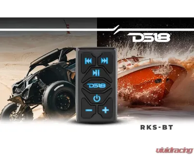DS18 Marine And Powersports Waterproof Rocker Switch Bluetooth Audio Receiver With Controls - RKS-BT