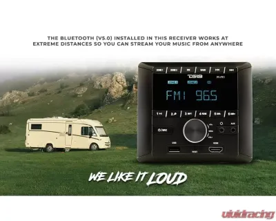 DS18 RV and Trailers Headunit 2.75" LCD screen , 2 Zones, 4 volts Output,HDMI, BT, RDS 4 X 50 Watts - RV.R1