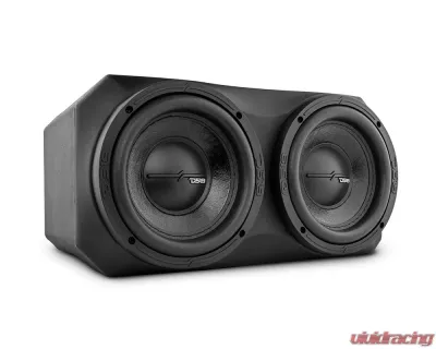 DS18 Sling Shot Loaded 2 x 6.5" Under Dash Subwoofer Enclosure 2 x ZR6.4D Included Polaris Slingshot 2015+ - SLG-UDSD6LD