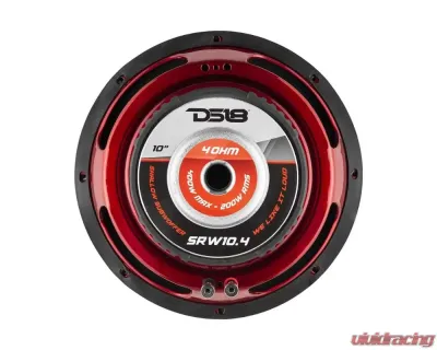 DS18 SRW 10" 700 Watts SVC 4-Ohm Shallow Subwoofe - SRW10.4