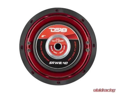 DS18 SRW 8" 500 Watts DVC 4-Ohm Shallow Subwoofe - SRW8.4D