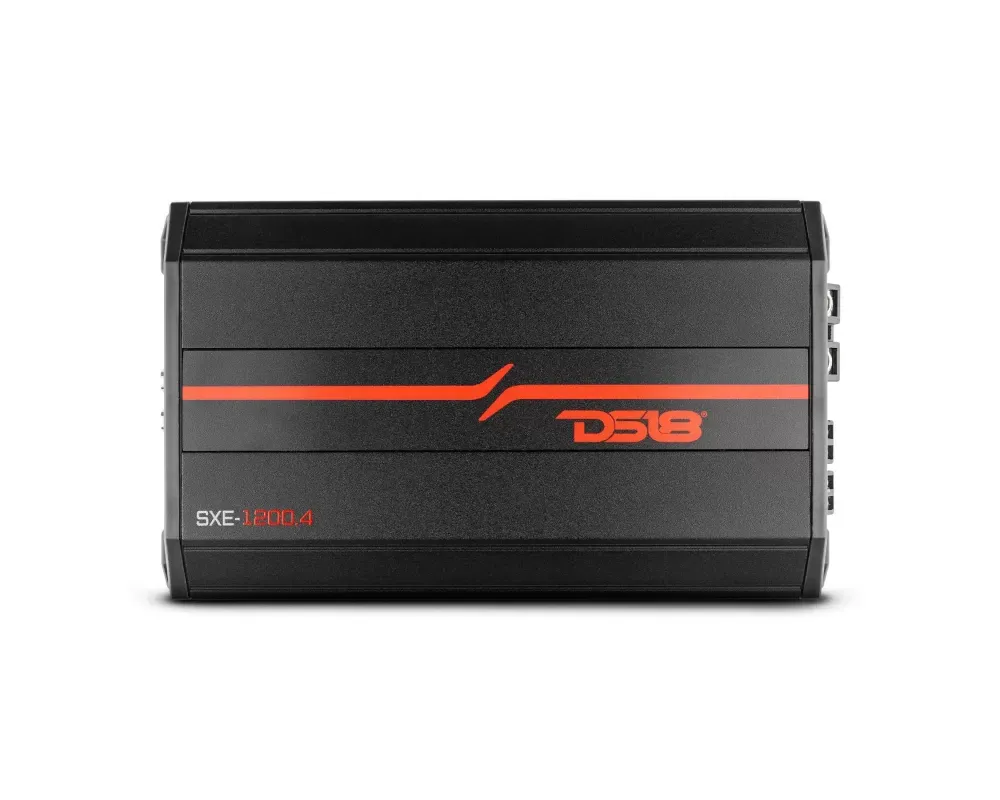 DS18 1200 Watts Black Full-Range Class AB 4-Channel Amplifier - SXE-1200.4/BK