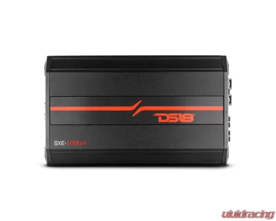 DS18 1200 Watts Black Full-Range Class AB 4-Channel Amplifier - SXE-1200.4/BK