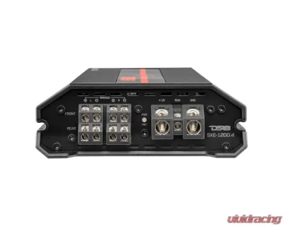 DS18 1200 Watts Black Full-Range Class AB 4-Channel Amplifier - SXE-1200.4/BK