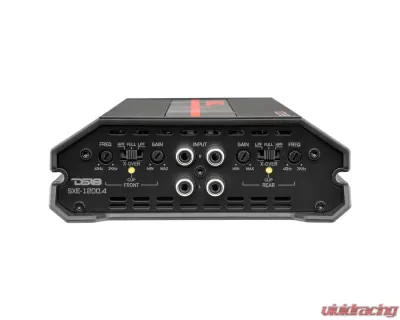 DS18 1200 Watts Black Full-Range Class AB 4-Channel Amplifier - SXE-1200.4/BK