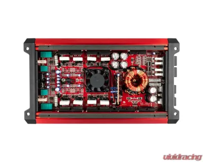 DS18 1200 Watts Red Full-Range Class AB 4-Channel Amplifier - SXE-1200.4/RD