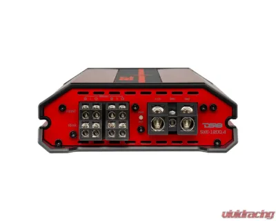 DS18 1200 Watts Red Full-Range Class AB 4-Channel Amplifier - SXE-1200.4/RD