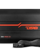 DS18 2500 Watts 1-Ohm Stable Black Class D 1-Channel Monoblock Amplifier                                     - SXE-2500.1D/BK - Image 4