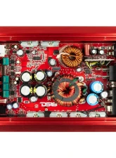 DS18 2500 Watts 1-Ohm Stable Red Class D 1-Channel Monoblock Amplifier                                     - SXE-2500.1D/RD - Image 2