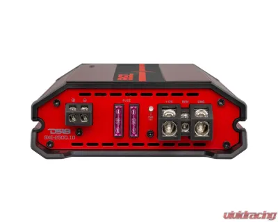 DS18 2500 Watts 1-Ohm Stable Red Class D 1-Channel Monoblock Amplifier - SXE-2500.1D/RD