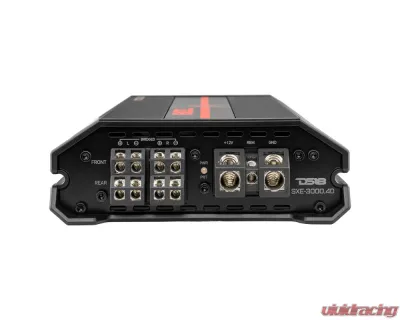 DS18 3000 Watts Black Full-Range Class D 4-Channel Amplifier - SXE-3000.4D/BK