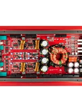 DS18 3000 Watts Red Full-Range Class D 4-Channel Amplifier                                     - SXE-3000.4D/RD - Image 2