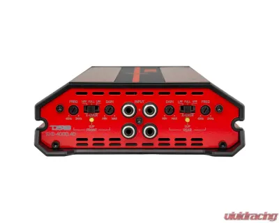 DS18 4000 Watts Red Full-Range Class D 4-Channel Amplifier - SXE-4000.4D/RD