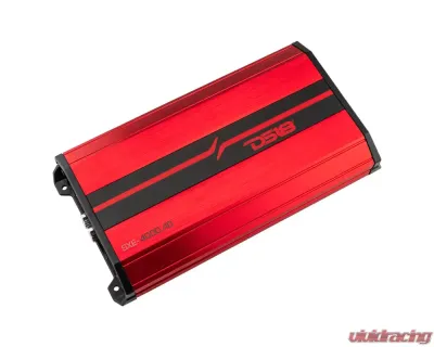DS18 4000 Watts Red Full-Range Class D 4-Channel Amplifier - SXE-4000.4D/RD