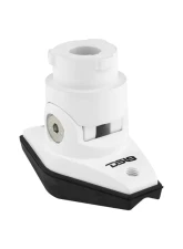 DS18 White Single Tube Mounting Bracket Clamp Adaptor                                     - TMBRX/WH - Image 2