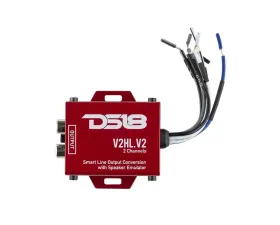 DS18 Hi/Lo Converter 2 Channel with Speaker Emulator Remote Out