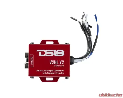 DS18 Hi/Lo Converter 2 Channel with Speaker Emulator Remote Out - V2HL.V2