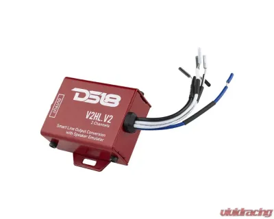 DS18 Hi/Lo Converter 2 Channel with Speaker Emulator Remote Out - V2HL.V2