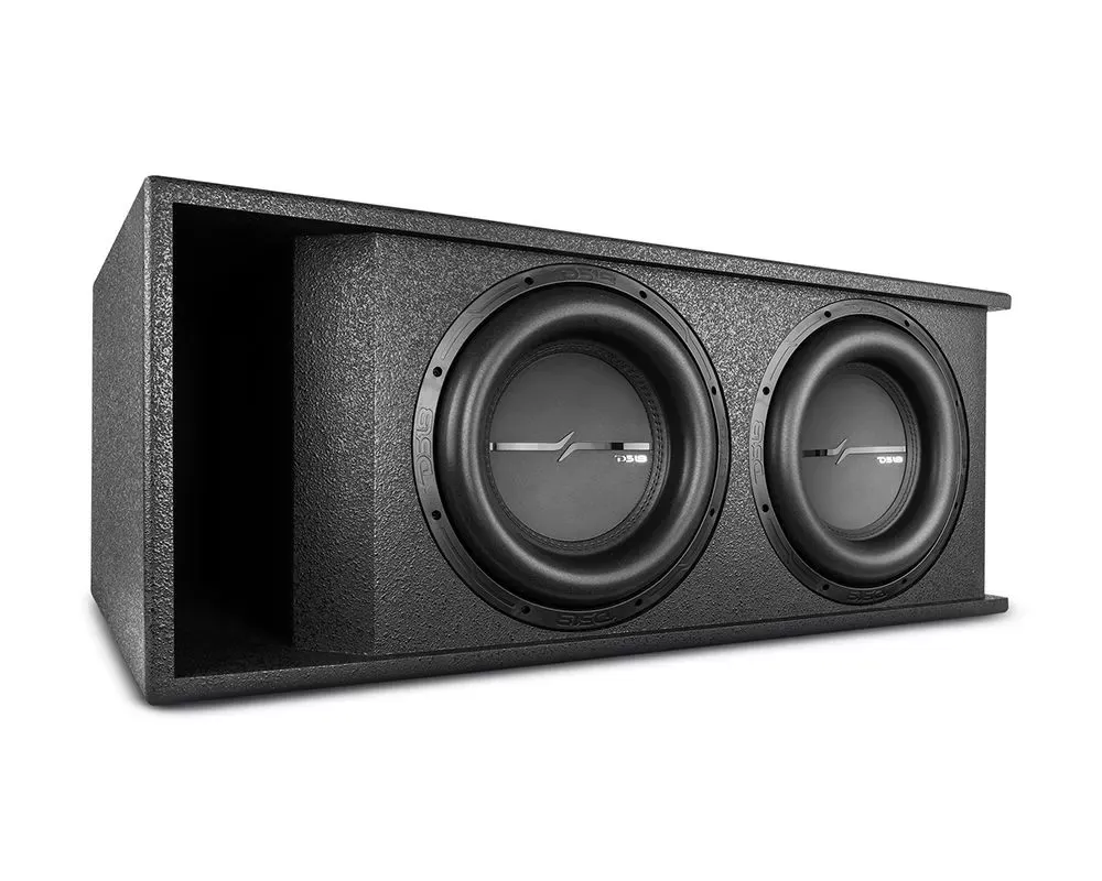 DS18 Dual 12" Loaded Subwoofer Ported Rugged Armored Enclosure With ZXI12.4D 2000 Watts Rms - ZXI-212LD.RG