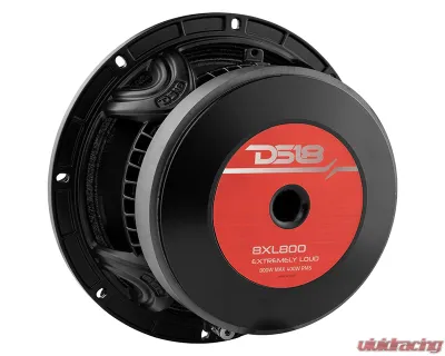 DS18 400 Watts RMS 4-Ohm XL 8" Mid-Bass Loudspeaker - 8XL800-4