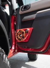DS18 Back Doors 6.5" Speakers & 2.3" Tweeter Panels Ford Bronco 6th Gen 4 Door                                     - BRO-BD-LR - Image 2