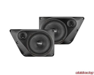 DS18 Back Doors 6.5" Speakers & 2.3" Tweeter Panels Ford Bronco 6th Gen 4 Door - BRO-BD-LR