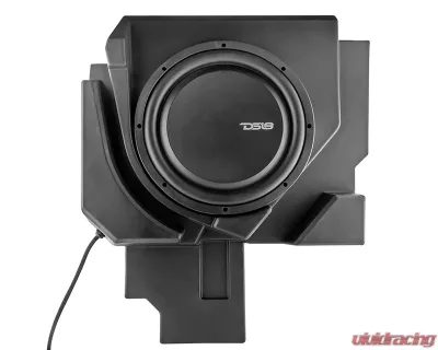 DS18 Driver Side 12" Under Seat Subwoofer Enclosure w/ PSW12.4D Shallow Water Resistant Subwoofer Can-Am Maverick X3 - CA-X3BASS/D