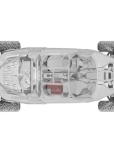 DS18 Passenger Side 12" Under Seat Subwoofer Enclosure w/ PSW12.4D Shallow Water Resistant Subwoofer Can-Am Maverick X3                                     - CA-X3BASS/P - Image 2