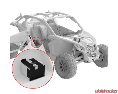 DS18 More Longer Lasting Audio Battery Reserve Power Second Battery Upgrade Kit Can-Am Maverick X3 2017-2023 - CA-X3DBATT
