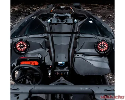 DS18 Dash Board 6.5" Empty Speaker Panel Can-Am Maverick X3 2017-2023 - CA-X3DS6