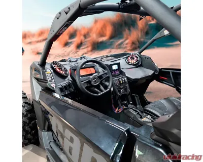 DS18 Dash Board 6.5" Empty Speaker Panel Can-Am Maverick X3 2017-2023 - CA-X3DS6