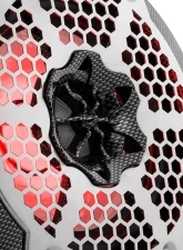 DS18 Black Carbon Fiber 125 Watts RMS 4-Ohm NXL 6.5" 2-Way Coaxial Marine Speaker w/ LED RGB Lights                                     - CF-65M - Image 2