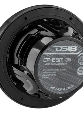 DS18 Black Carbon Fiber 125 Watts RMS 4-Ohm NXL 6.5" 2-Way Coaxial Marine Speaker w/ LED RGB Lights                                     - CF-65M - Image 5