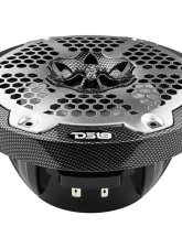 DS18 Black Carbon Fiber 125 Watts RMS 4-Ohm NXL 6.5" 2-Way Coaxial Marine Speaker w/ LED RGB Lights                                     - CF-65M - Image 6