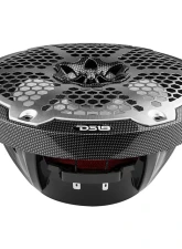 DS18 Black Carbon Fiber 125 Watts RMS 4-Ohm NXL 8" 2-Way Coaxial Marine Speaker w/ LED RGB Lights                                     - CF-8M - Image 6