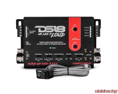DS18 Digital Bass Processor w/ Hi to Low Signal Converter & Speaker Emulator - DBPX200