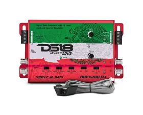 DS18 Mexico Design Digital Bass Processor w/ Hi to Low Signal Converter & Speaker Emulator