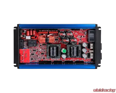 DS18 Blue 3500 Watts RMS 1-Ohm FRP Compact Full-Range Class D 1-Channel Amplifier - FRP-3.5K/BL