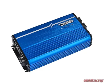 DS18 Blue 3500 Watts RMS 1-Ohm FRP Compact Full-Range Class D 1-Channel Amplifier - FRP-3.5K/BL