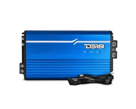 DS18 Blue 3500 Watts RMS 1-Ohm FRP Compact Full-Range Class D 1-Channel Amplifier