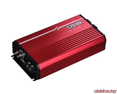DS18 Red 3500 Watts RMS 1-Ohm FRP Compact Full-Range Class D 1-Channel Amplifier - FRP-3.5K/RD