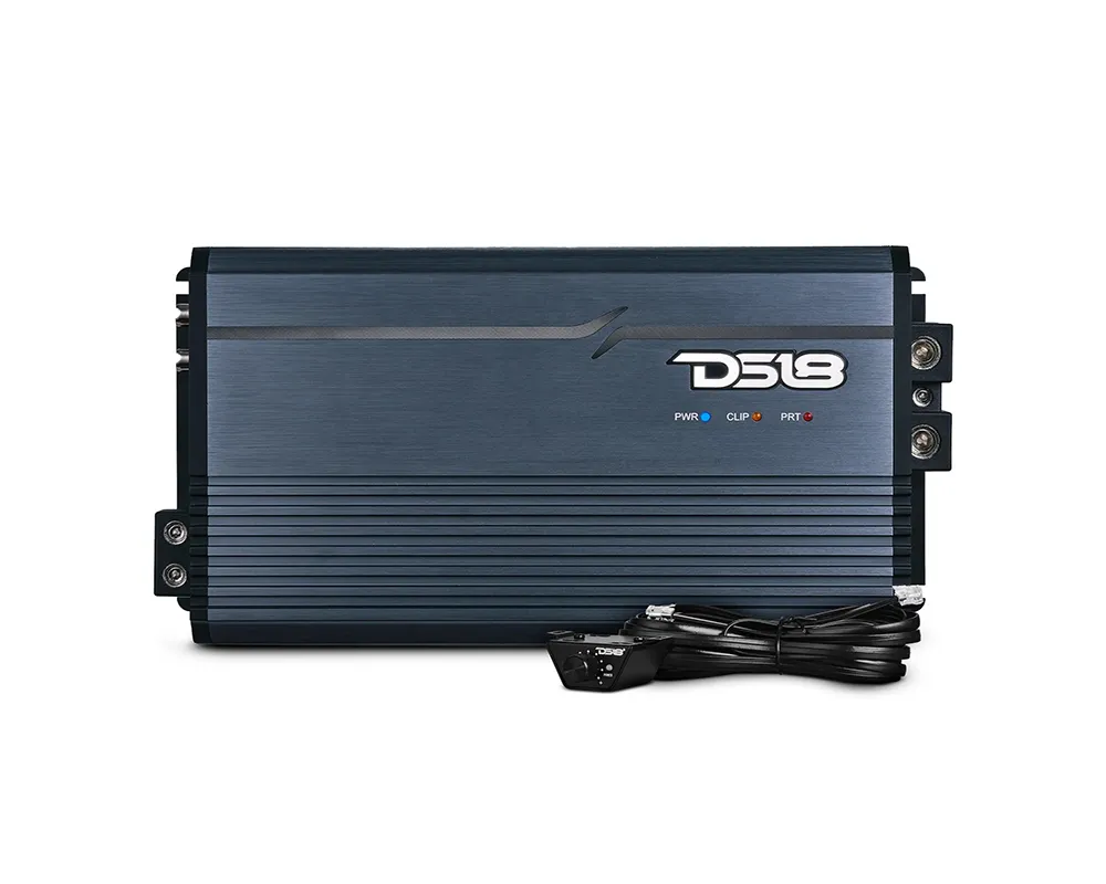 DS18 Titanium 3500 Watts RMS 1-Ohm FRP Compact Full-Range Class D 1-Channel Amplifier - FRP-3.5K/TI