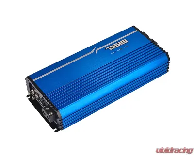 DS18 Blue 5000 Watts RMS 1-Ohm FRP Compact Full-Range Class D 1-Channel Amplifier - FRP-5K/BL