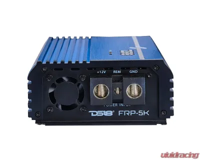 DS18 Blue 5000 Watts RMS 1-Ohm FRP Compact Full-Range Class D 1-Channel Amplifier - FRP-5K/BL