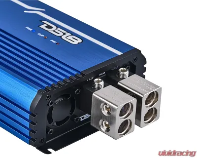 DS18 Blue 5000 Watts RMS 1-Ohm FRP Compact Full-Range Class D 1-Channel Amplifier - FRP-5K/BL