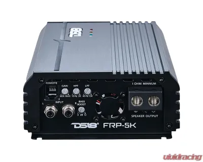 DS18 Titanium 5000 Watts RMS 1-Ohm FRP Compact Full-Range Class D 1-Channel Amplifier - FRP-5K/TI