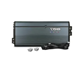 DS18 Titanium 5000 Watts RMS 1-Ohm FRP Compact Full-Range Class D 1-Channel Amplifier