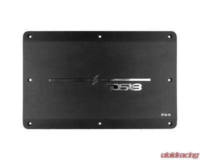 DS18 4 X 900 Watts RMS 1 Ohm Custom Installation Flush Mount / Surface Mount 4 Channel Monoblock Class D Amplifier w/ Acrylic Cover - FX4