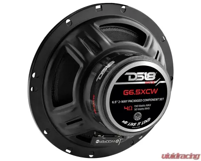 DS18 150 Watts 4-Ohm Gen-X 6.5" 2-Way Component Set Speaker System - G6.5XC
