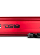 DS18 Red 10000 Watts RMS 1-Ohm Hooligan KO 1-Channel Amplifier w/ Voltmeter                                     - H-KO10/RD - Image 6